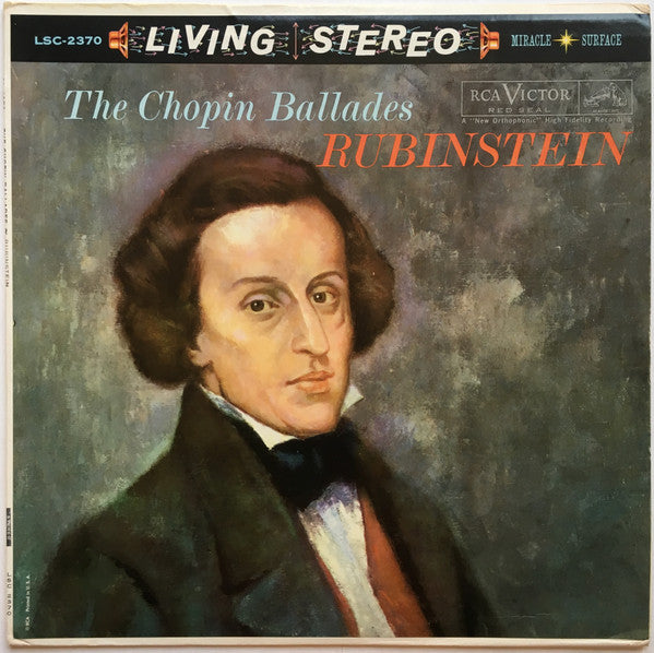 Chopin*, Rubinstein* : The Chopin Ballades (LP, RE, Ind)