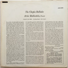 Laden Sie das Bild in den Galerie-Viewer, Chopin*, Rubinstein* : The Chopin Ballades (LP, RE, Ind)
