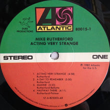 Load image into Gallery viewer, Mike Rutherford : Acting Very Strange (LP, Album, AR-)
