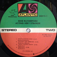 Load image into Gallery viewer, Mike Rutherford : Acting Very Strange (LP, Album, AR-)
