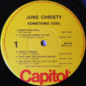 June Christy, Pete Rugolo And His Orchestra* : Something Cool (LP, Album, RE, Re-)