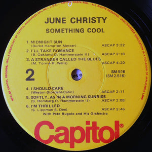 June Christy, Pete Rugolo And His Orchestra* : Something Cool (LP, Album, RE, Re-)