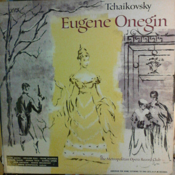 Pyotr Ilyich Tchaikovsky, The Metropolitan Opera Orchestra* And Chorus* : Eugene Onegin (2xLP, Album)