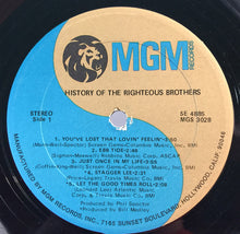 Load image into Gallery viewer, The Righteous Brothers : The History Of The Righteous Brothers (LP, Comp)
