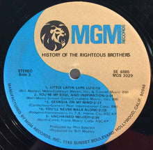 Load image into Gallery viewer, The Righteous Brothers : The History Of The Righteous Brothers (LP, Comp)
