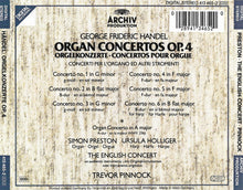 Charger l&#39;image dans la galerie, George Frideric Handel*, Simon Preston, The English Concert, Trevor Pinnock : Organ Concertos Op. 4 (2xCD, Album)
