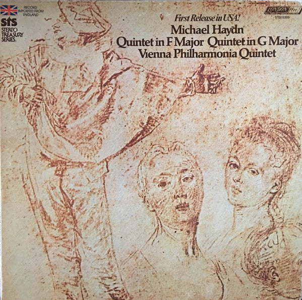 Michael Haydn - Vienna Philharmonia Quintet* : Quintet in F Major / Quintet in G Major (LP, Album, RE)