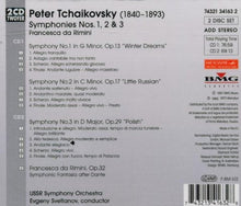 Laden Sie das Bild in den Galerie-Viewer, Peter Tchaikovsky*, USSR Symphony Orchestra*, Evgeny Svetlanov* : Symphonies Nos. 1, 2 &amp; 3 • Francesca Da Rimini (2xCD, Comp)
