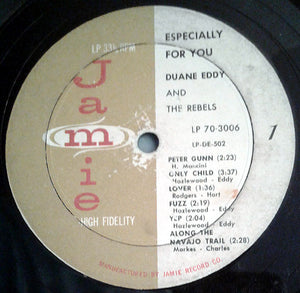 Duane Eddy And The Rebels : Especially For You (LP, Album, Mono, No )