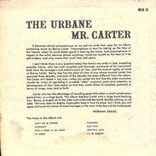 Load image into Gallery viewer, Benny Carter : The Urbane Mr. Carter (10", Album, Mono)
