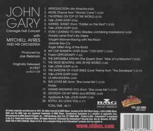 John Gary - Carnegie Hall Concert - CD