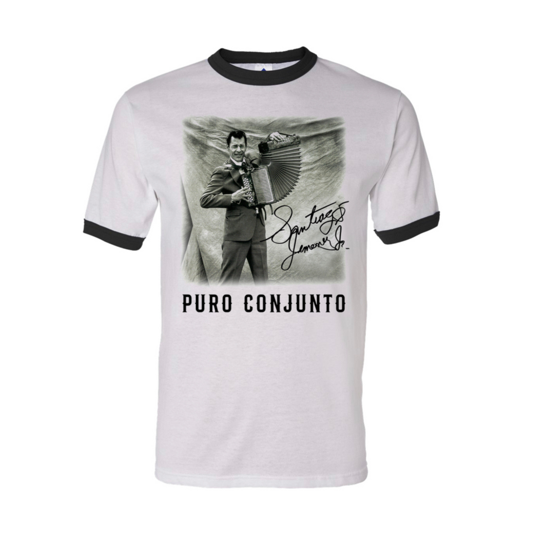 Puro Conjunto Santiago Jimenez Jr Ringer T-Shirt