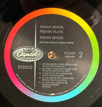 Charger l&#39;image dans la galerie, Dinah Shore, André Previn : Dinah Sings, Previn Plays: Songs In A Mid-Night Mood (LP, Album)

