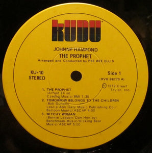 Johnny Hammond : The Prophet (LP, Album)
