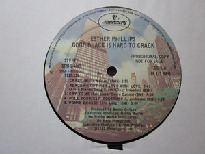 Esther Phillips : Good Black Is Hard To Crack (LP, Album, Promo)