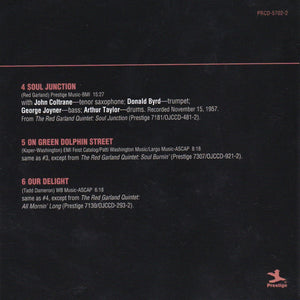 Red Garland Quintets* Featuring John Coltrane : The Best Of The Red Garland Quintets (CD, Comp)