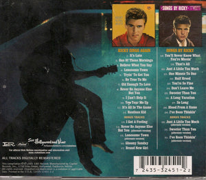 Ricky Nelson (2) : Ricky Sings Again / Songs By Ricky (CD, Comp, RM)