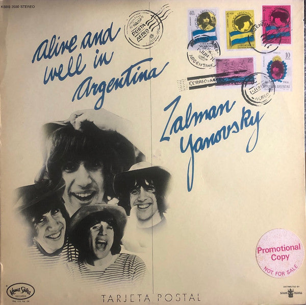 Zalman Yanovsky* : Alive And Well In Argentina (LP, Album, Promo, RE)