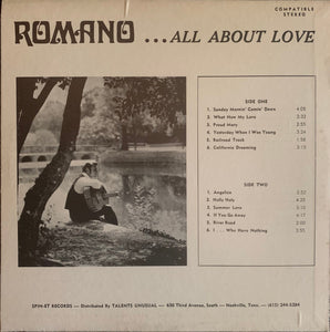 Romano (19) : ...All About Love (LP, Album)