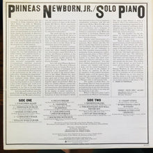 Laden Sie das Bild in den Galerie-Viewer, Phineas Newborn, Jr.* : Solo Piano (LP, Album, RI)
