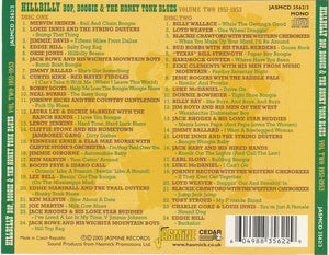 Various : Hillbilly Bop, Boogie & The Honky Tonk Blues Volume Two 1951-1953 (2xCD, Comp)