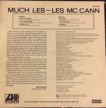 Laden Sie das Bild in den Galerie-Viewer, Les McCann : Much Les (LP, Album, PR)
