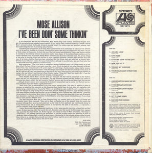 Mose Allison : I've Been Doin' Some Thinkin' (LP, Album)