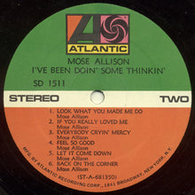 Load image into Gallery viewer, Mose Allison : I&#39;ve Been Doin&#39; Some Thinkin&#39; (LP, Album)
