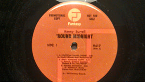 Kenny Burrell : 'Round Midnight (LP, Album, Promo)