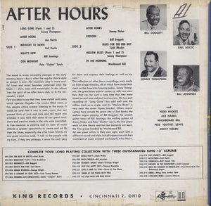 Various : After Hours (LP, Album, Comp, RE)