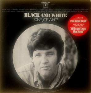 Tony Joe White : Black And White (LP, Album, RP, Mon)