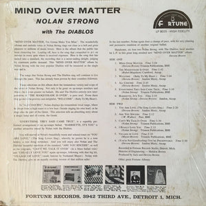Nolan Strong with The Diablos : Mind Over Matter (LP, Album, RP)