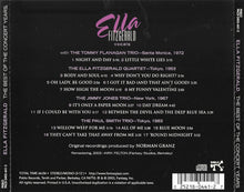 Laden Sie das Bild in den Galerie-Viewer, Ella Fitzgerald : The Best Of The Concert Years: Trios &amp; Quartets From The Great Jazz At The Philharmonic Concerts (CD, Comp)
