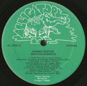 Johnny Winter : Serious Business (LP, Album)