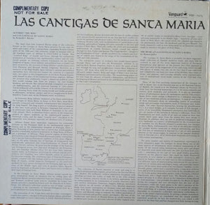 Alfonso X El Sabio, The Waverly Consort, Michael Jaffee : Las Cantigas de Santa Maria (LP, Album)