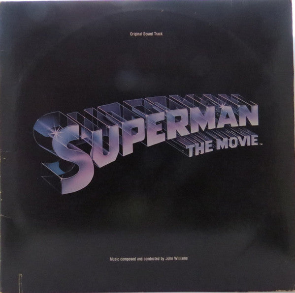 John Williams (4) : Superman The Movie (Original Sound Track) (2xLP, Album, Mon)