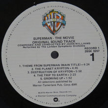 Load image into Gallery viewer, John Williams (4) : Superman The Movie (Original Sound Track) (2xLP, Album, Mon)
