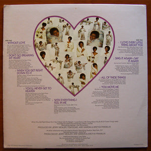 Aretha Franklin : With Everything I Feel In Me (LP, Album, RI )