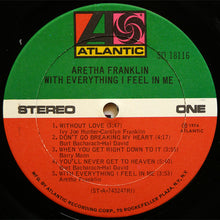 Laden Sie das Bild in den Galerie-Viewer, Aretha Franklin : With Everything I Feel In Me (LP, Album, RI )
