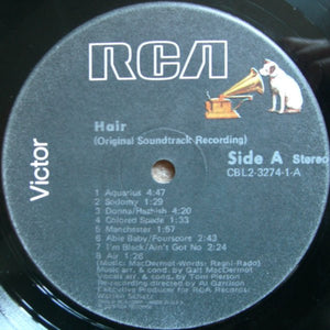 Galt MacDermot : Hair (Original Soundtrack Recording) (2xLP, Album)