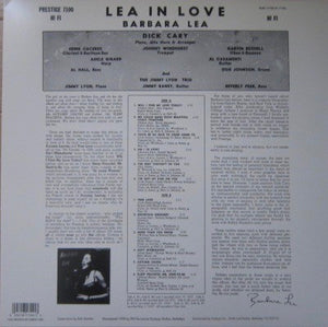 Barbara Lea : Lea In Love (LP, Album, RE, RM)