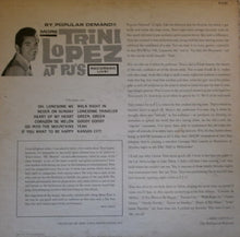 Load image into Gallery viewer, Trini Lopez : By Popular Demand More Trini Lopez At P.J.&#39;s (LP, Album, Mono)
