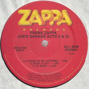 Frank Zappa : Joe's Garage Acts II & III (2xLP, Album, Kee)