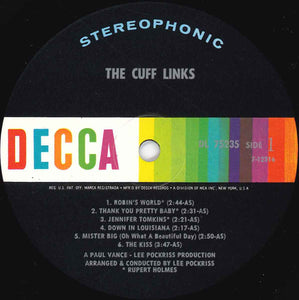 The Cuff Links : The Cuff Links (LP, Album, Glo)
