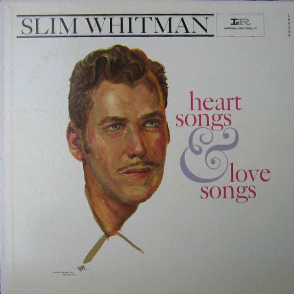 Slim Whitman : Heart Songs & Love Songs (LP, Album, Mono)