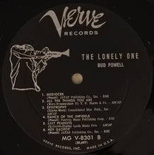 Load image into Gallery viewer, Bud Powell : The Lonely One (LP, Album, Mono, Dee)

