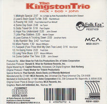 Laden Sie das Bild in den Galerie-Viewer, The Kingston Trio* : Nick - Bob - John (CD, Album)

