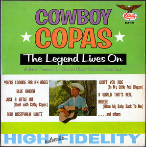 Cowboy Copas : The Legend Lives On (LP, Comp)