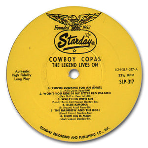 Cowboy Copas : The Legend Lives On (LP, Comp)