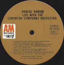 Laden Sie das Bild in den Galerie-Viewer, Procol Harum : Live - In Concert With The Edmonton Symphony Orchestra (LP, Album)
